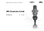 Preview for 31 page of Georg Fischer JRG CleanLine Combi Operating And Maintenance Instructions Manual