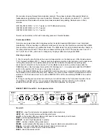 Preview for 2 page of George Dennis The Blue BASSIC TUBE 120 Reference And Owner'S Manual