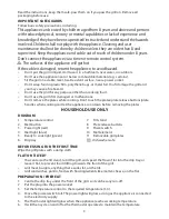 Preview for 3 page of George Foreman 22160 Instructions And Recipes Manual