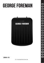 Preview for 1 page of George Foreman 25800-56 Manual