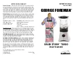 Предварительный просмотр 20 страницы George Foreman BRAIN STORM TURBO GFSB1 Owner'S Manual