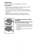 Preview for 5 page of George Foreman EVOLVE GFP84PX Manual