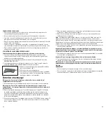 Preview for 12 page of George Foreman G-broil GRP72CTBCAN Use And Care Manual