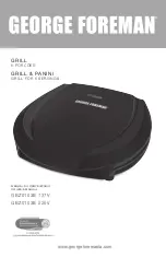 George Foreman GBZ0103B Owner'S Manual preview