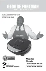 George Foreman GBZ100VB127V Owner'S Manual preview