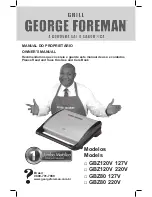 Preview for 1 page of George Foreman GBZ120V 127V Owner'S Manual