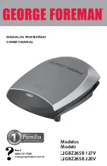 George Foreman GBZ26SB Owner'S Manual preview