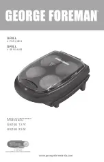 George Foreman GBZ4G Owner'S Manual preview