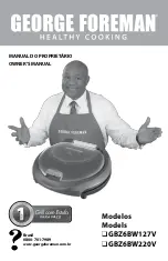 Preview for 1 page of George Foreman GBZ6BW127V Owner'S Manual