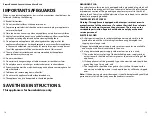 Preview for 8 page of George Foreman GBZ6BW127V Owner'S Manual