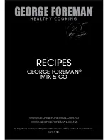 Preview for 10 page of George Foreman GFBL3002CS Instructions & Warranty