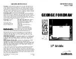 George Foreman GFG185 Owner'S Manual preview