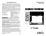 Предварительный просмотр 1 страницы George Foreman GFG185 Owner'S Manual