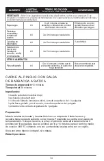 Preview for 16 page of George Foreman GFO200S Use And Care Manual