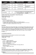 Preview for 25 page of George Foreman GFO200S Use And Care Manual