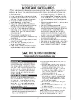 Preview for 2 page of George Foreman GFO240 Use And Care Manual