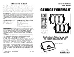 George Foreman GFOM1 Owner'S Manual preview