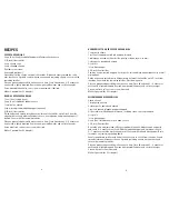 Preview for 5 page of George Foreman GFQ001 Use And Care Book Manual