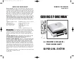 Preview for 16 page of George Foreman GFSG80 Owner'S Manual