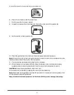 Предварительный просмотр 8 страницы George Foreman GFVS1000 Instruction Manual