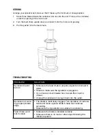 Предварительный просмотр 11 страницы George Foreman GFVS1000 Instruction Manual