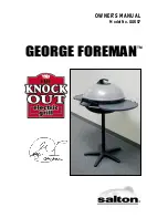 Preview for 1 page of George Foreman GGR57 Owner'S Manual