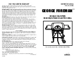 Preview for 16 page of George Foreman GGR62 Owner'S Manual