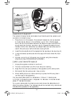 Предварительный просмотр 12 страницы George Foreman GHFD6800B Use And Care Manual