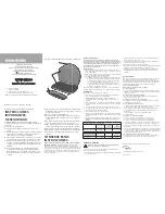 George Foreman GR0030P Instructions preview