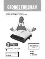 Preview for 1 page of George Foreman GR0038W Champ Use And Care Manual