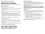 Preview for 2 page of George Foreman GR0080S Use And Care Book Manual