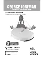 George Foreman GR1212 Use And Care Book Manual preview