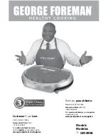 George Foreman GR15BWI Use And Care Book Manual preview