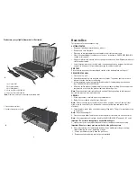 Preview for 3 page of George Foreman GR180V Slide Temp Use And Care Manual