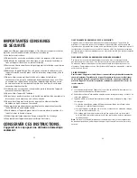 Preview for 12 page of George Foreman GR180V Slide Temp Use And Care Manual