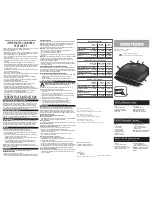 Preview for 2 page of George Foreman GR2080 Instructions