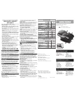 Preview for 2 page of George Foreman GR2081 Instructions