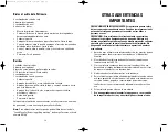 Preview for 35 page of George Foreman GR26SP Owner'S Manual