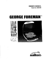 George Foreman GR26TMR Owner'S Manual preview