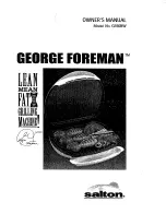 Preview for 1 page of George Foreman GR36BW Owner'S Manual