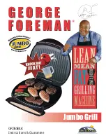 Preview for 1 page of George Foreman GR36SBLK Instructions For Use Manual