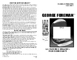 Preview for 16 page of George Foreman GR36VT Owner'S Manual