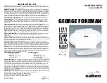 George Foreman GR44VTT Owner'S Manual preview