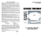 Предварительный просмотр 16 страницы George Foreman GR44VTT Owner'S Manual