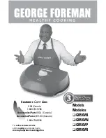 George Foreman GR50VB Use And Care Book Manual preview