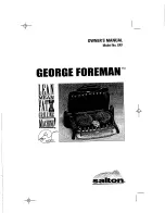 George Foreman GR7 Owner'S Manual preview