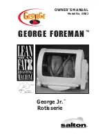 Предварительный просмотр 1 страницы George Foreman GR82 George Jr. Owner'S Manual