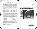 George Foreman GR8BLK Owner'S Manual preview