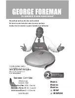 George Foreman Grand Champ GR36P Use And Care Manual preview