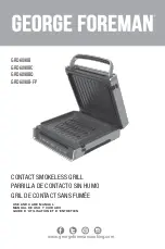 George Foreman GRD6090B Use And Care Manual preview